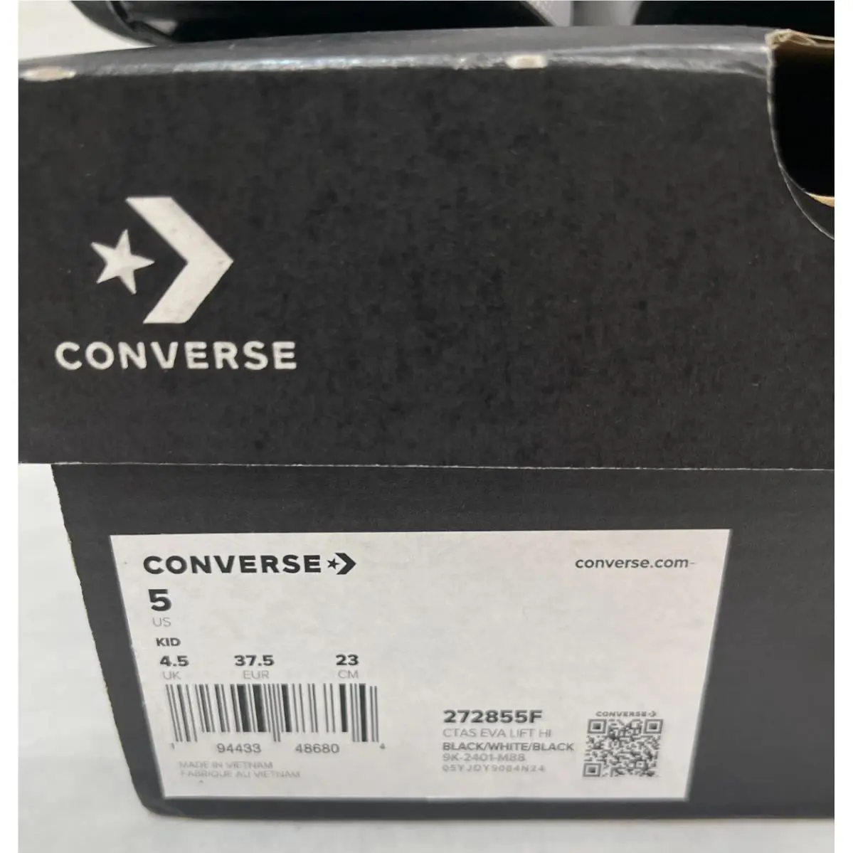 Converse shoes - Converse Chuck Taylor All Star Lift - Black (UPC: 194433486774) 0