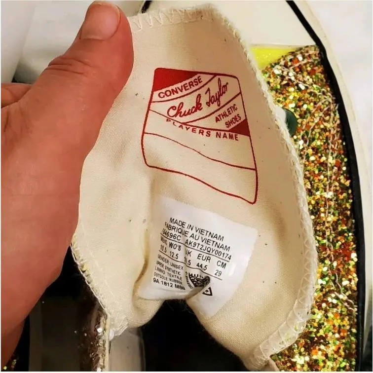 Converse shoes - Gold 11
