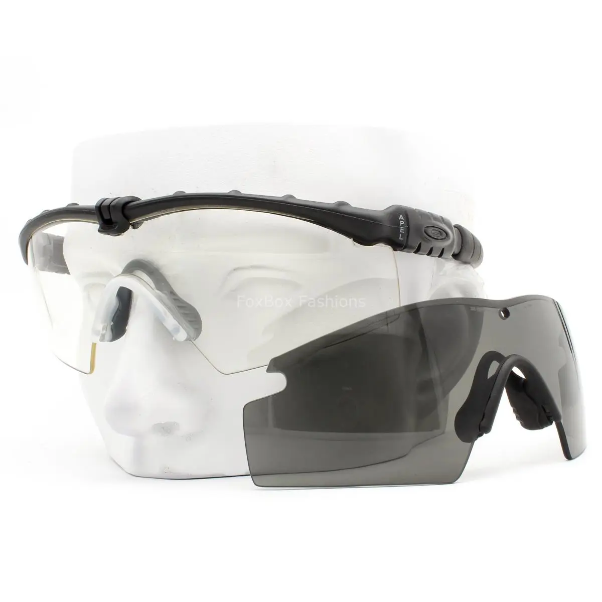 Ballistic M Frame 2.0 Safety Sunglasses Clear Grey Lens OO9046 W/case by Oakley