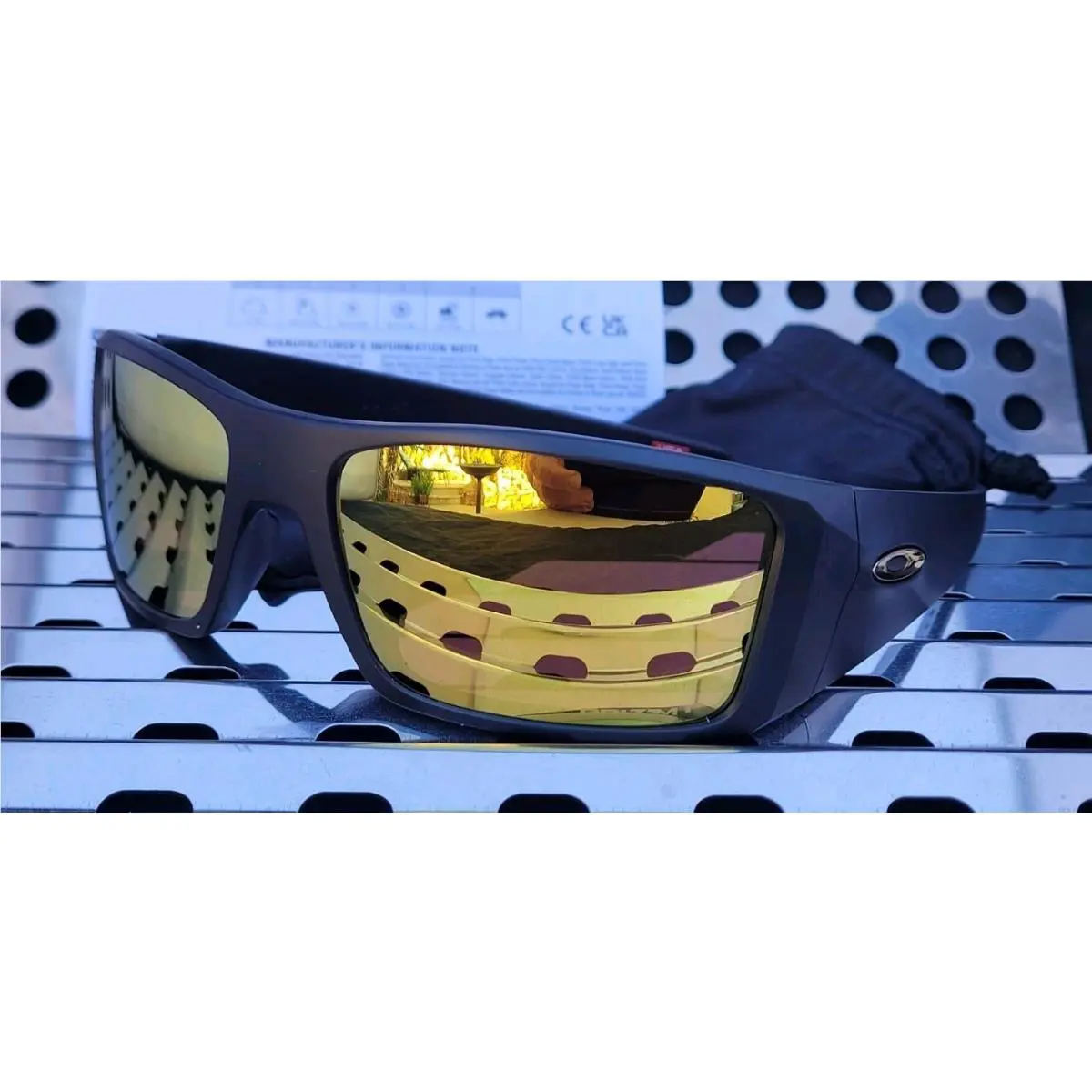 Oakley Heliostat 9231-1861 Sunglasses Matte Black w/ Prizm 24k Polarized