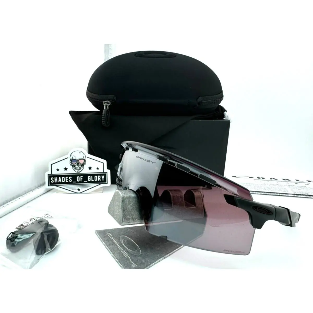 Encoder Strike Vented Matte Grey Smoke W/ Prizm Road Black OO9235-10 by Oakley