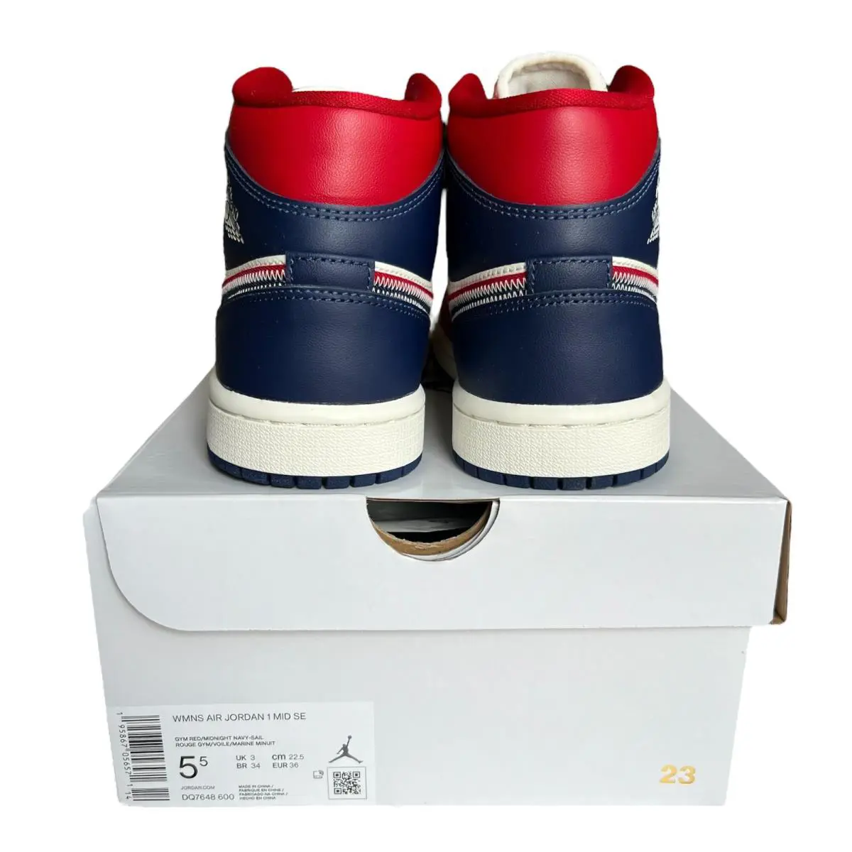 Nike shoes - Air Jordan 1 Mid SE - DQ7648-600 - Gym Red 2