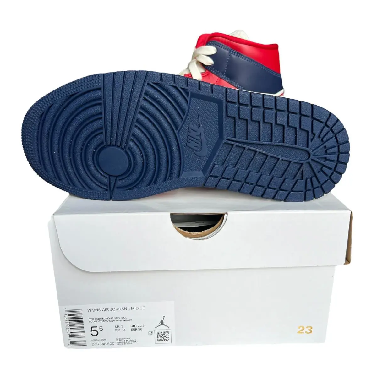 Nike shoes - Air Jordan 1 Mid SE - DQ7648-600 - Gym Red 3