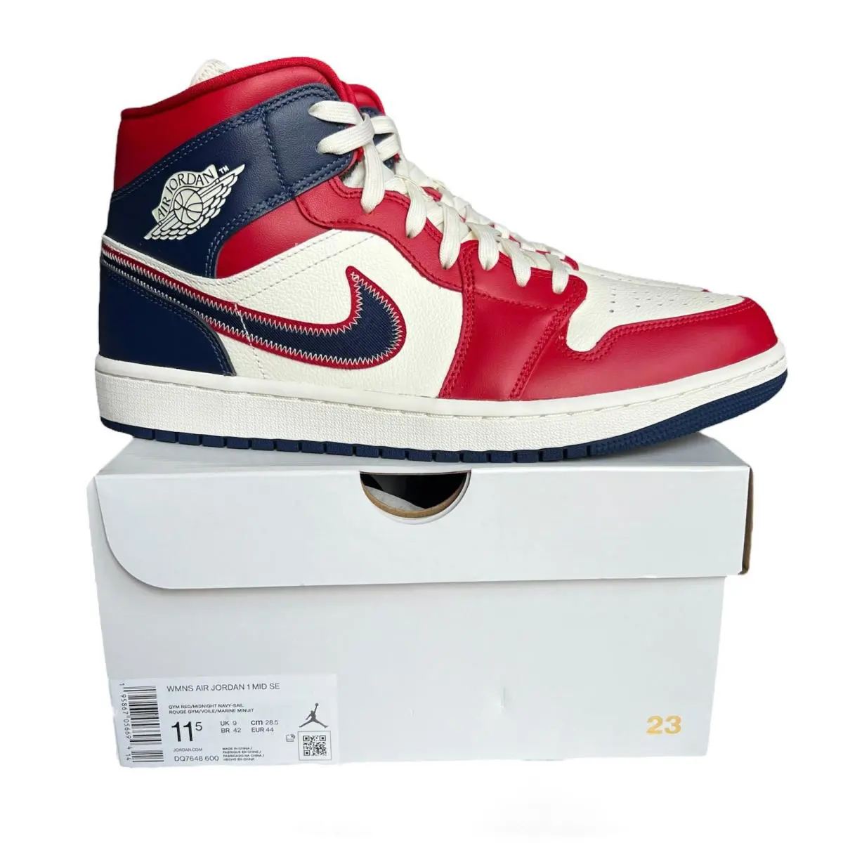 Nike shoes - Air Jordan 1 Mid SE - DQ7648-600 - Gym Red 4