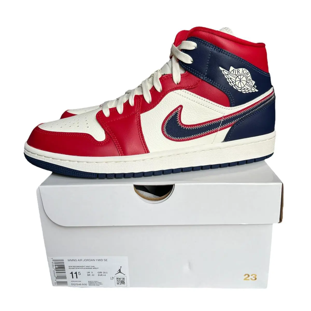 Nike shoes - Air Jordan 1 Mid SE - DQ7648-600 - Gym Red 5
