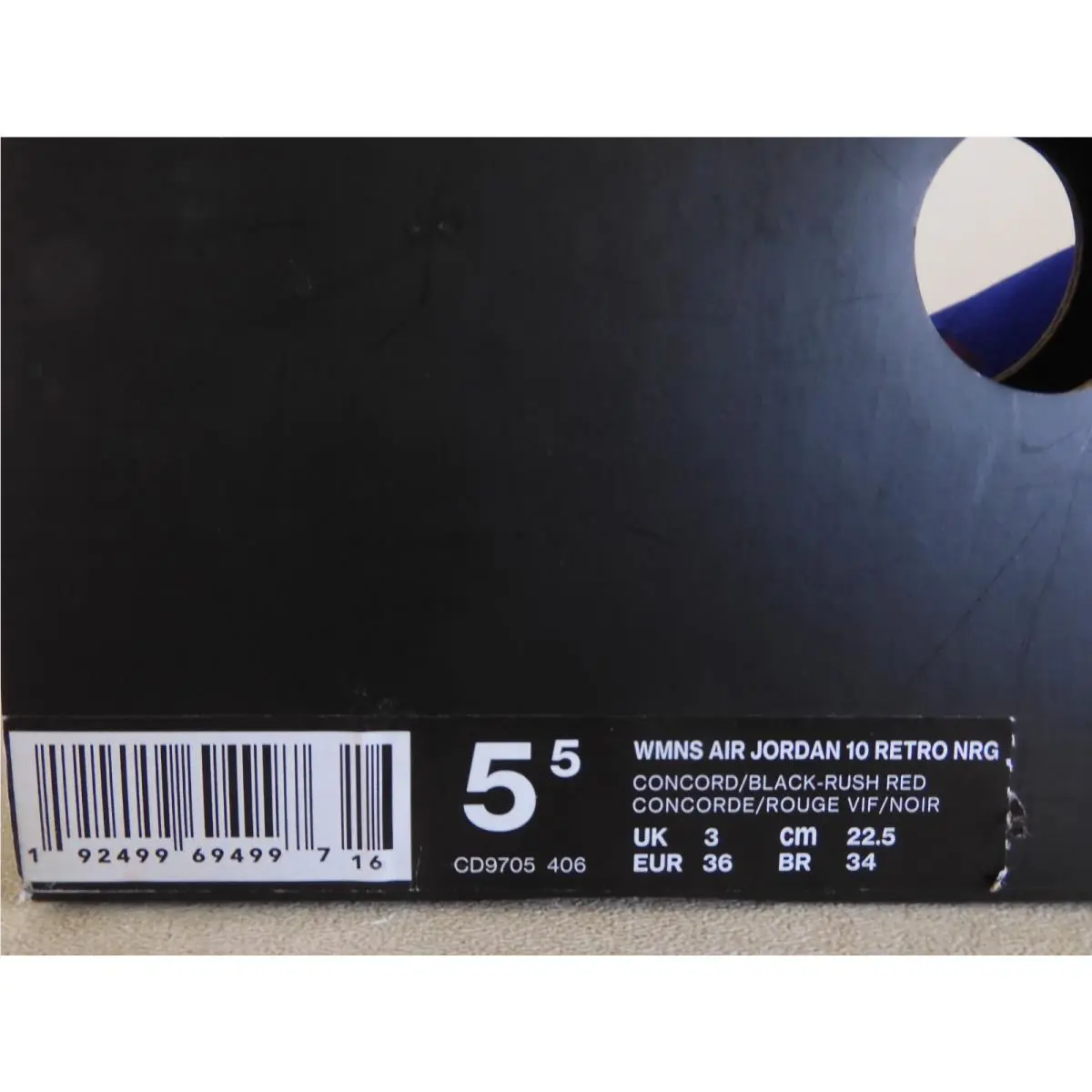 Nike shoes - Air Jordan 10 - Air - CD9705-406 - Blue 6