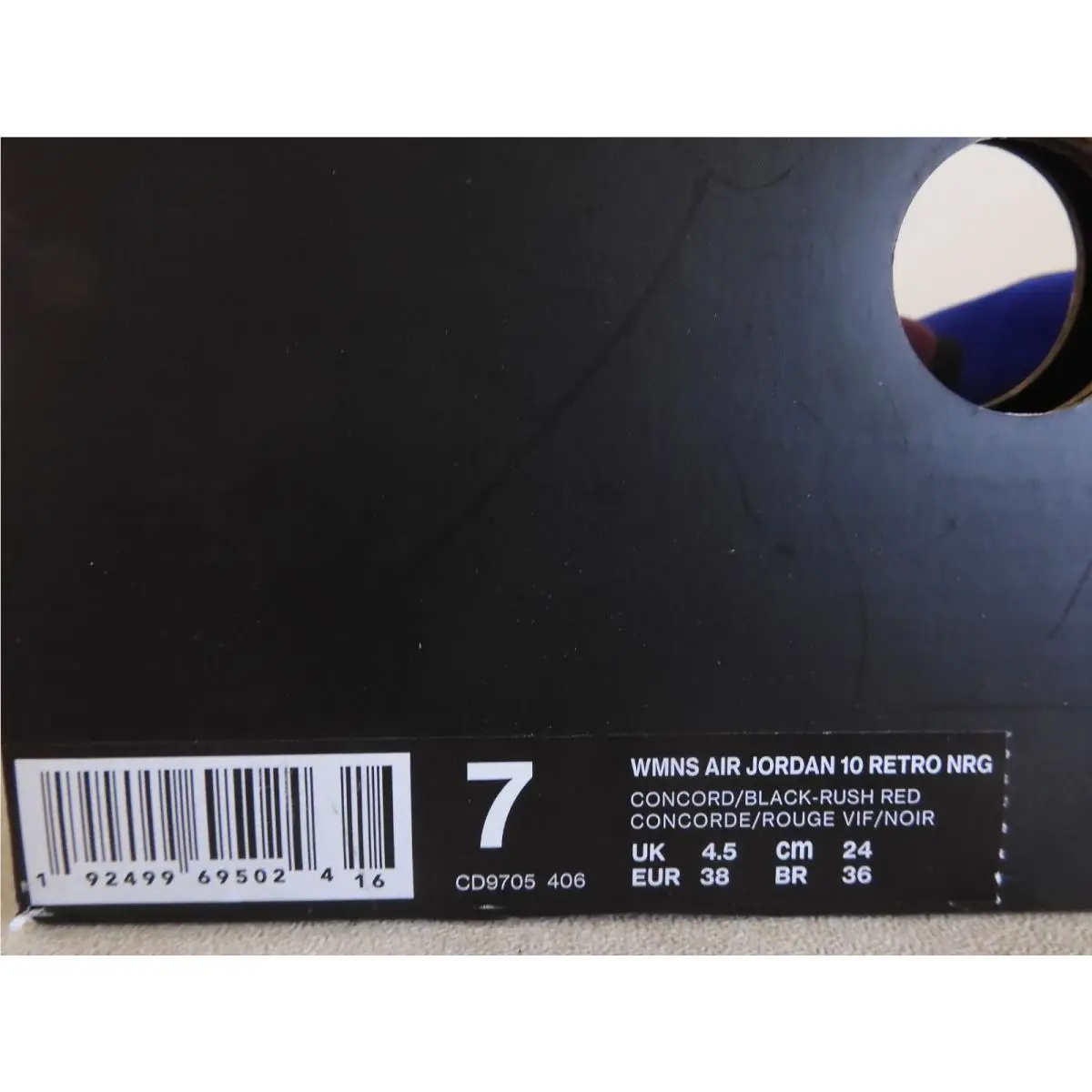 Nike shoes - Air Jordan 10 - Air - CD9705-406 - Blue 22