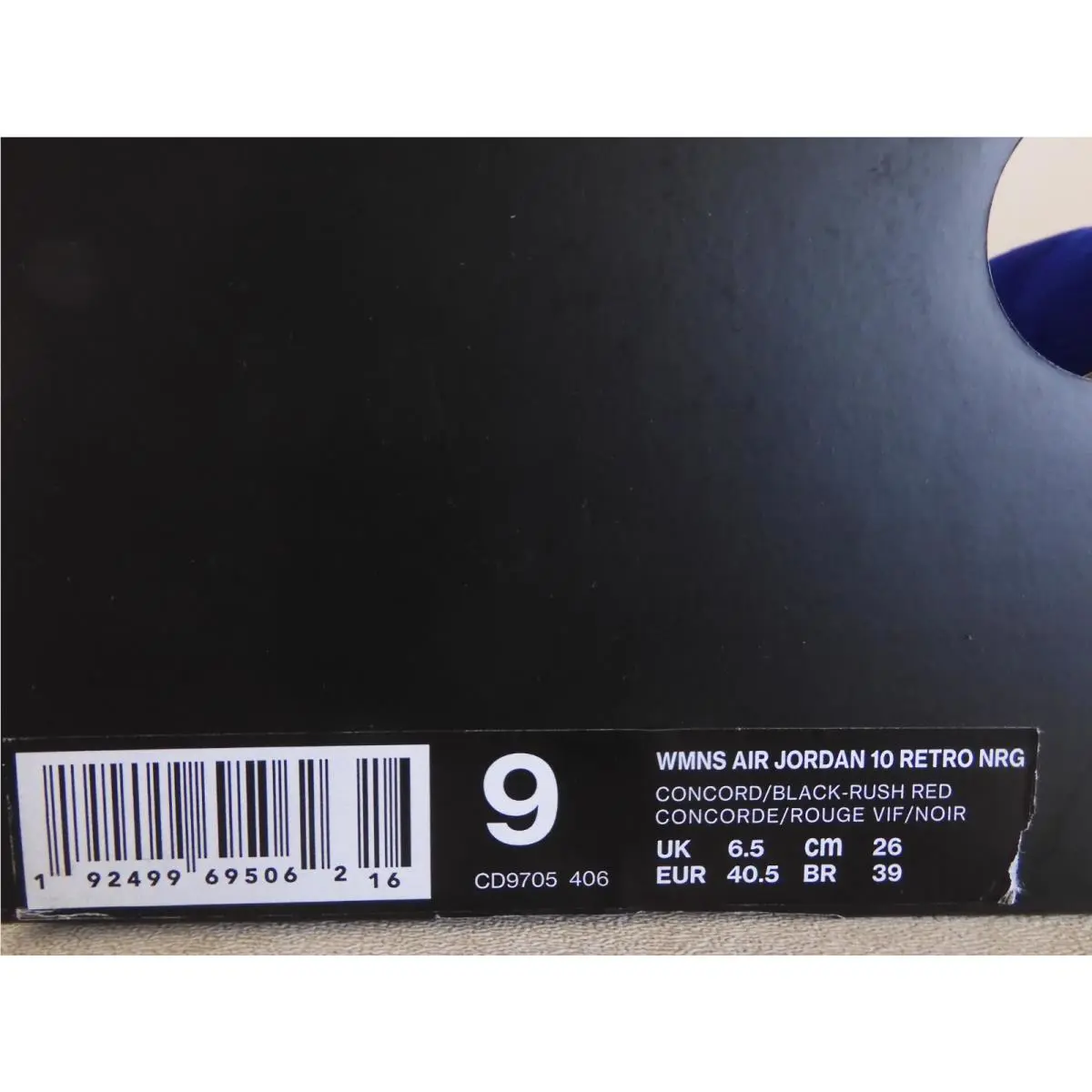 Nike shoes - Air Jordan 10 - Air - CD9705-406 - Blue 30