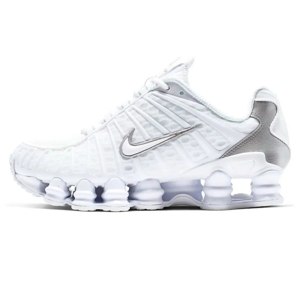 Nike shoes - Nike Shox - Shox - White, Manufacturer: White/Metallic Silver 0