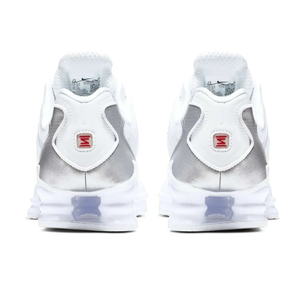 Nike shoes - Nike Shox - Shox - White, Manufacturer: White/Metallic Silver 4