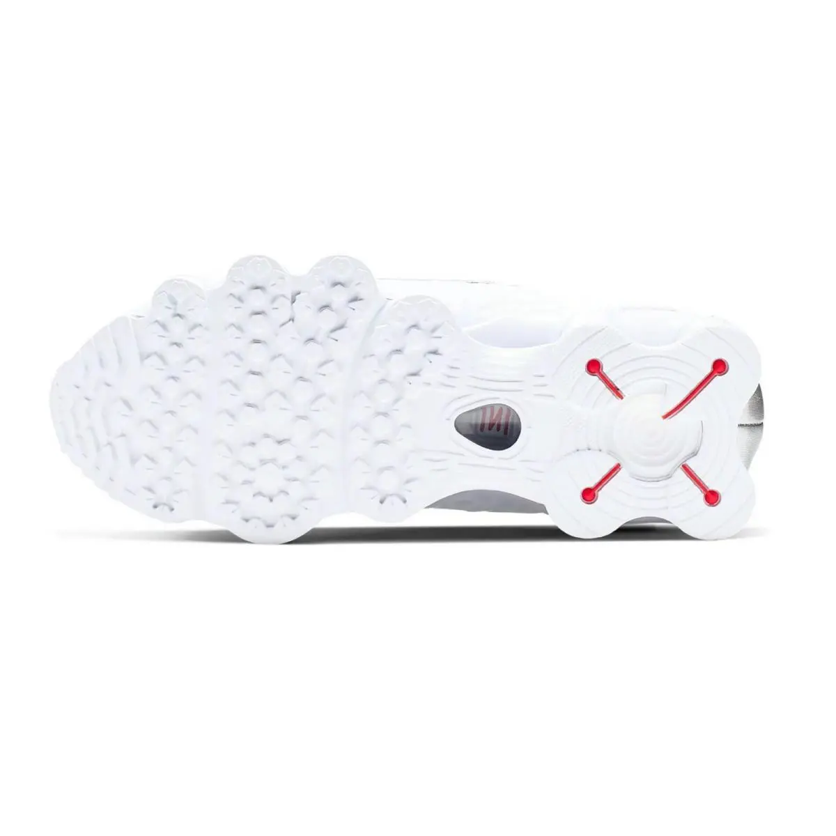 Nike shoes - Nike Shox - Shox - White, Manufacturer: White/Metallic Silver 24