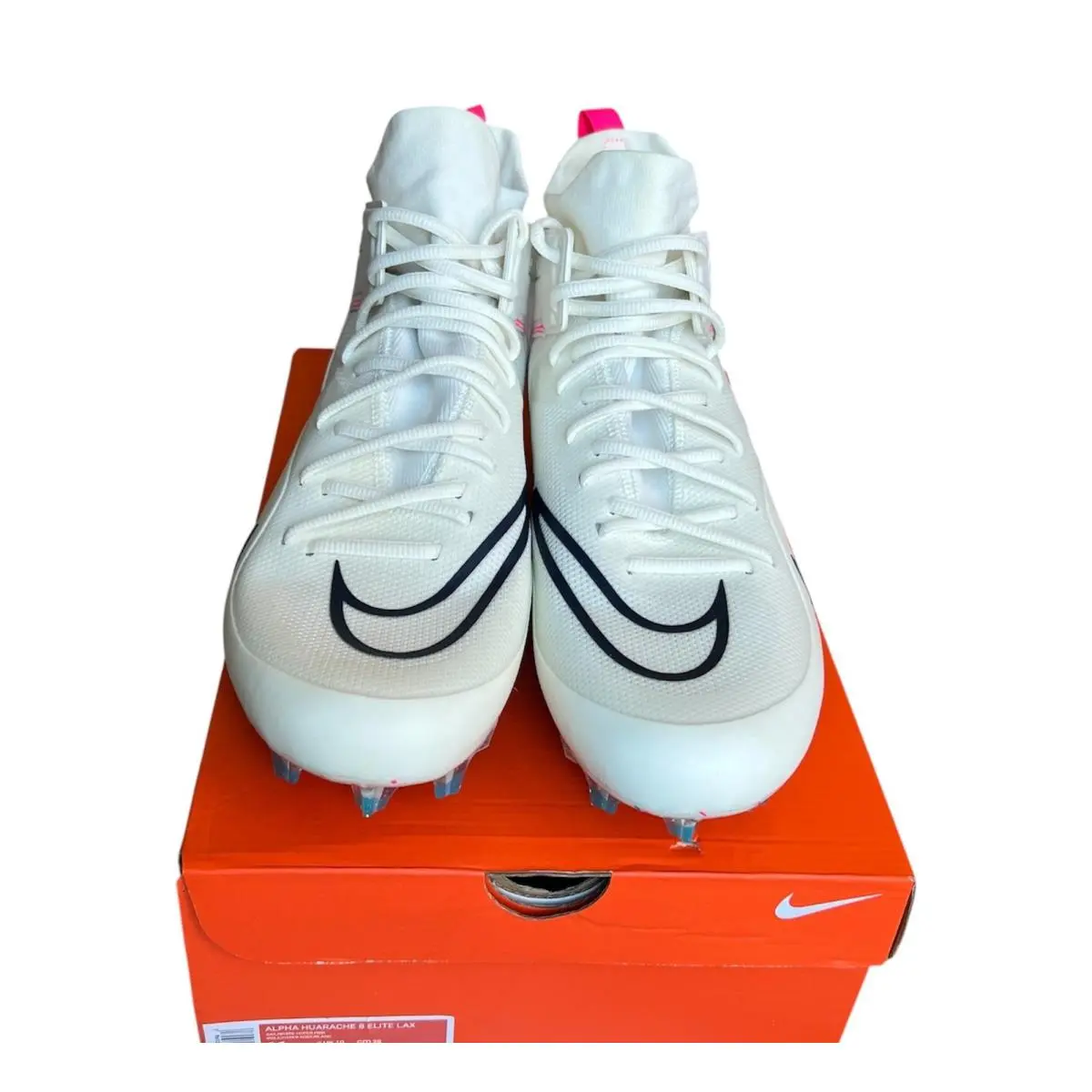 Nike shoes - Nike Huarache 8 Elite LAX - White 1