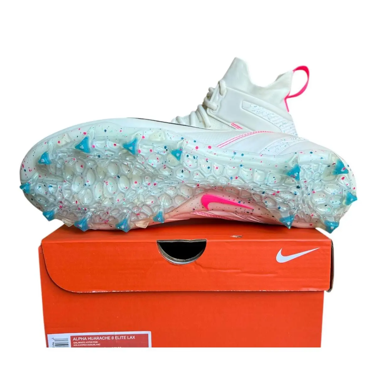 Nike shoes - Nike Huarache 8 Elite LAX - White 3