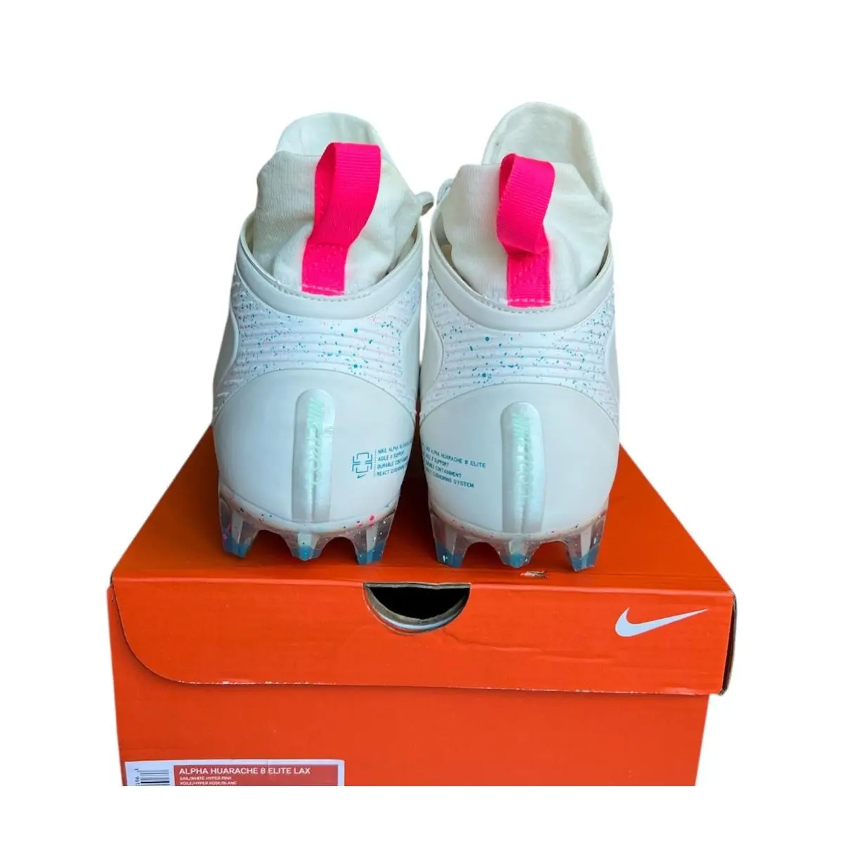 Nike shoes - Nike Huarache 8 Elite LAX - White 7