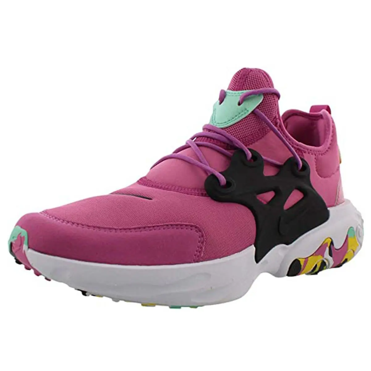 Nike React Presto MC (gs) React Presto MC GS Girl`s Sneaker Size: 5Y - Cosmic Fuchsia/Black
