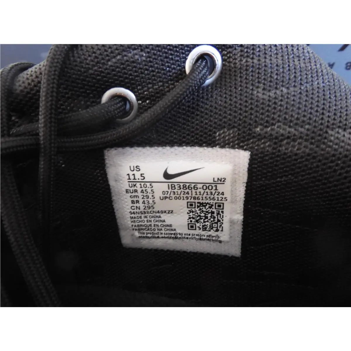 Nike shoes - Nike Lebron 22 - Lebron - IB3866-001 - Black 30