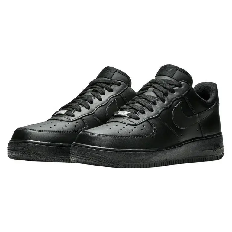 Nike shoes - Nike Air Force 1 `07 - CW2288 001 - Black/Black/Black 1