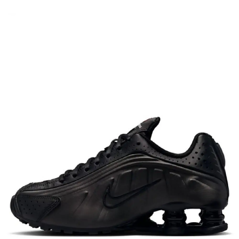 Big Kid`s Nike Shox R4 Black/black-black CW2626 003 - Black/Black-Black