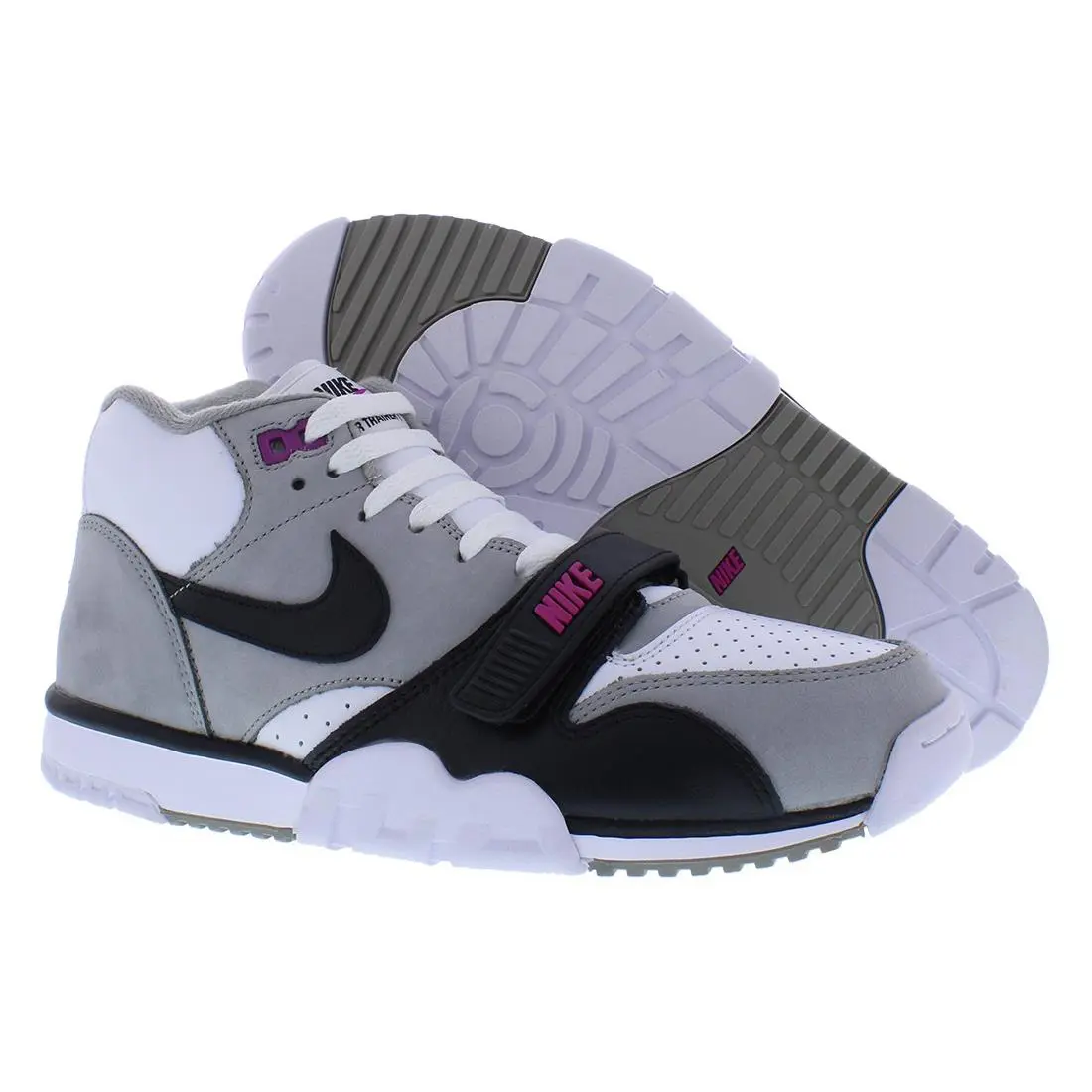 Nike Air Trainer 1 Unisex Shoes - Medium Grey/Black/White, Main: Grey