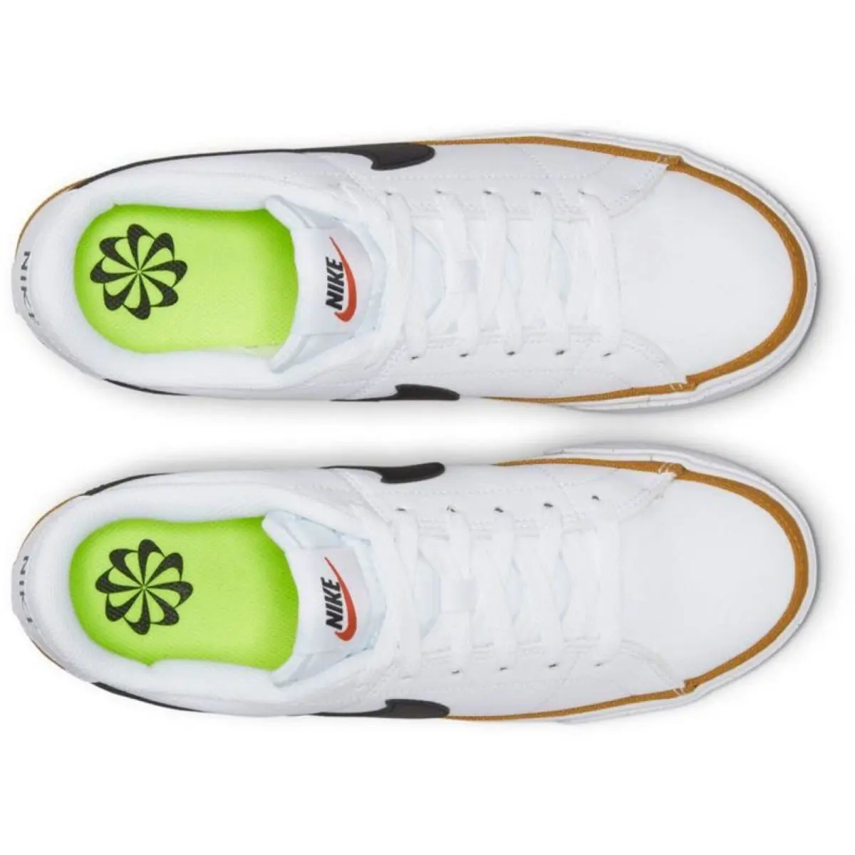 Nike shoes - Nike Court Legacy - Court Legacy - White, Manufacturer: WHITE/BLACK/DESERT OCHRE 2