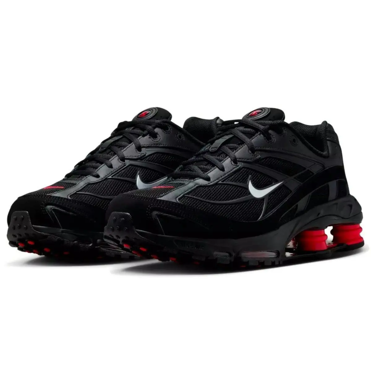 Nike shoes - Nike Shox - Shox - Black, Maufacturer: Black/University Red/Medium Ash/Metallic Silver 2