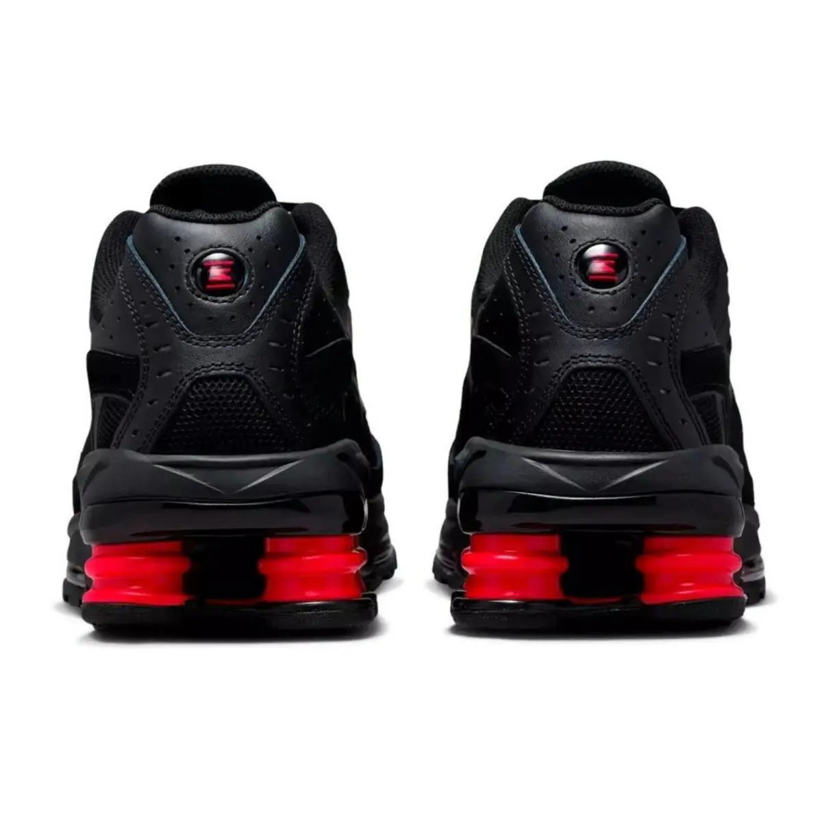 Nike shoes - Nike Shox - Shox - Black, Maufacturer: Black/University Red/Medium Ash/Metallic Silver 3