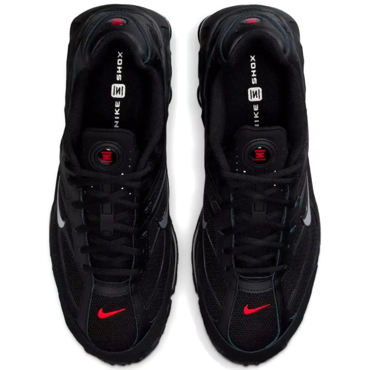 Nike shoes - Nike Shox - Shox - Black, Maufacturer: Black/University Red/Medium Ash/Metallic Silver 4