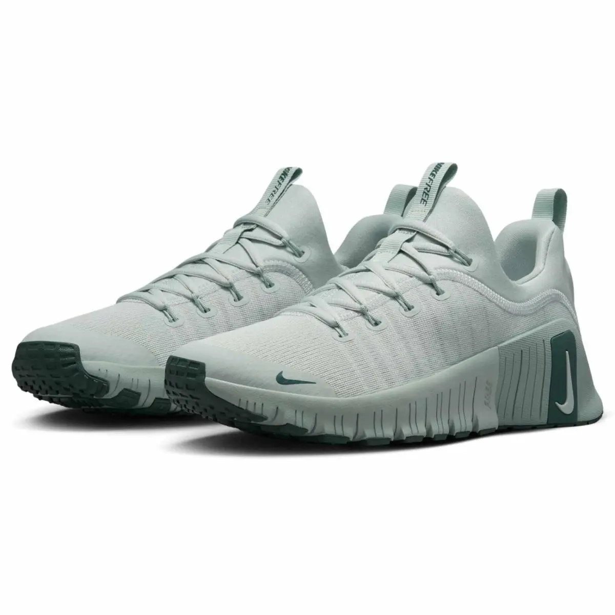 Nike shoes - Nike Free Metcon 6 - Free Metcon - FJ7126-006 - Light Silver/Vintage Green/Jade Horizon 9