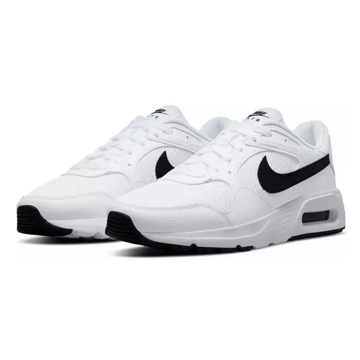 Nike shoes - Nike Air Max SC - Air Max - CW4555-102 - White & Black 7