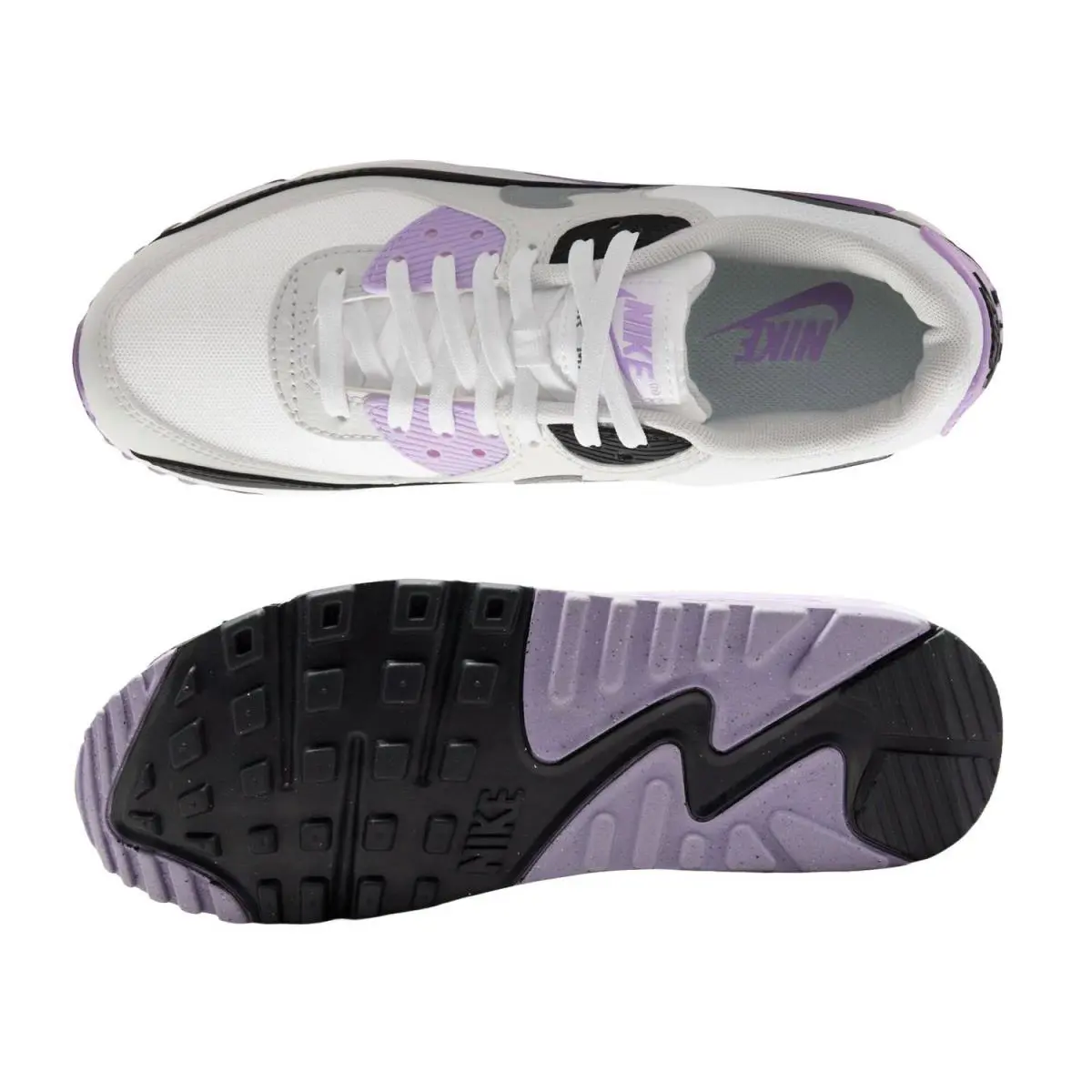 Nike shoes - Nike Air Max 90 - Air Max - DH8010-103 - White, Manufacturer: White/Lilac/Photon Dust/Cool Grey 1