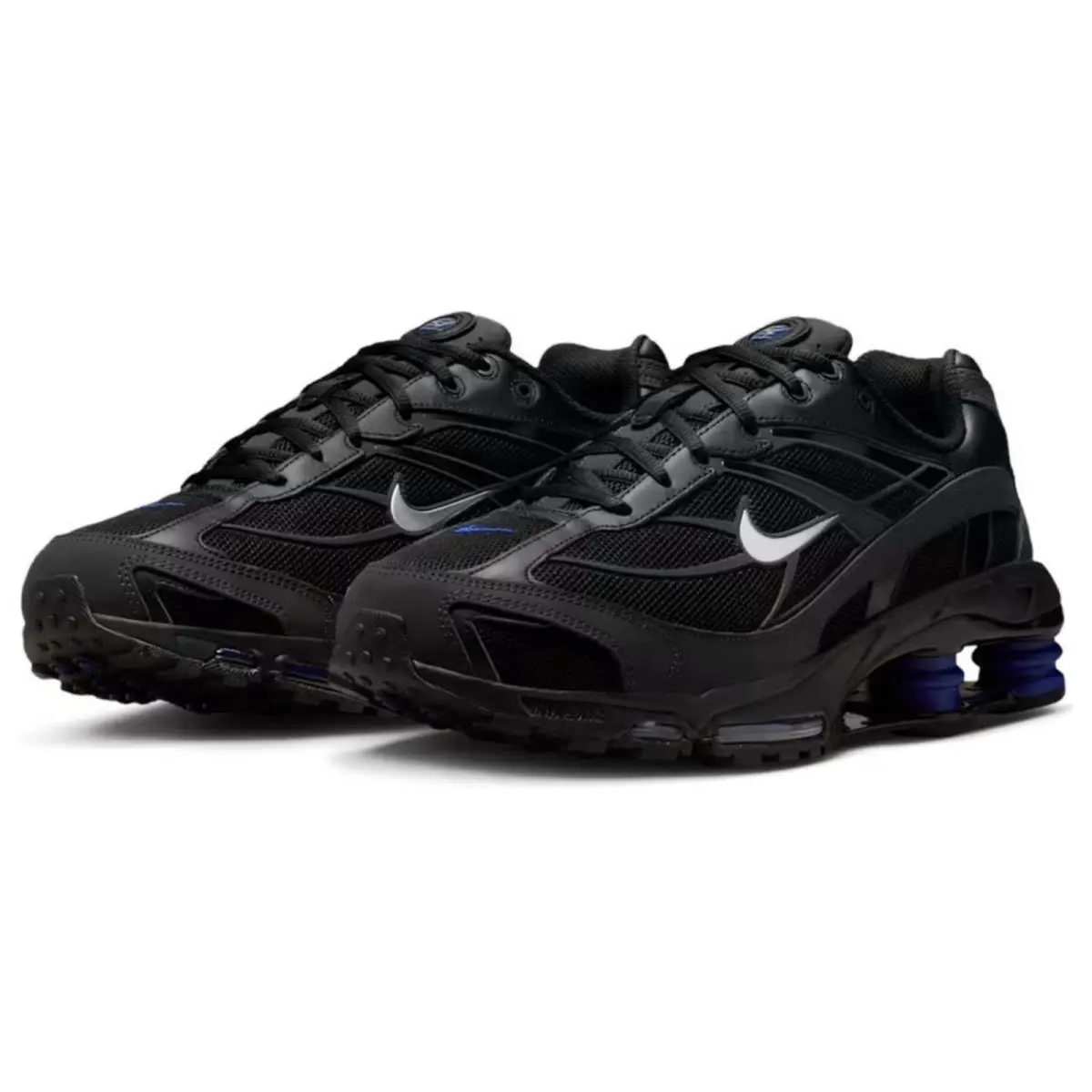 Nike shoes - Nike Shox - Shox - Black, Maufacturer: Black/Deep Royal Blue/Anthracite/Metallic Silver 0