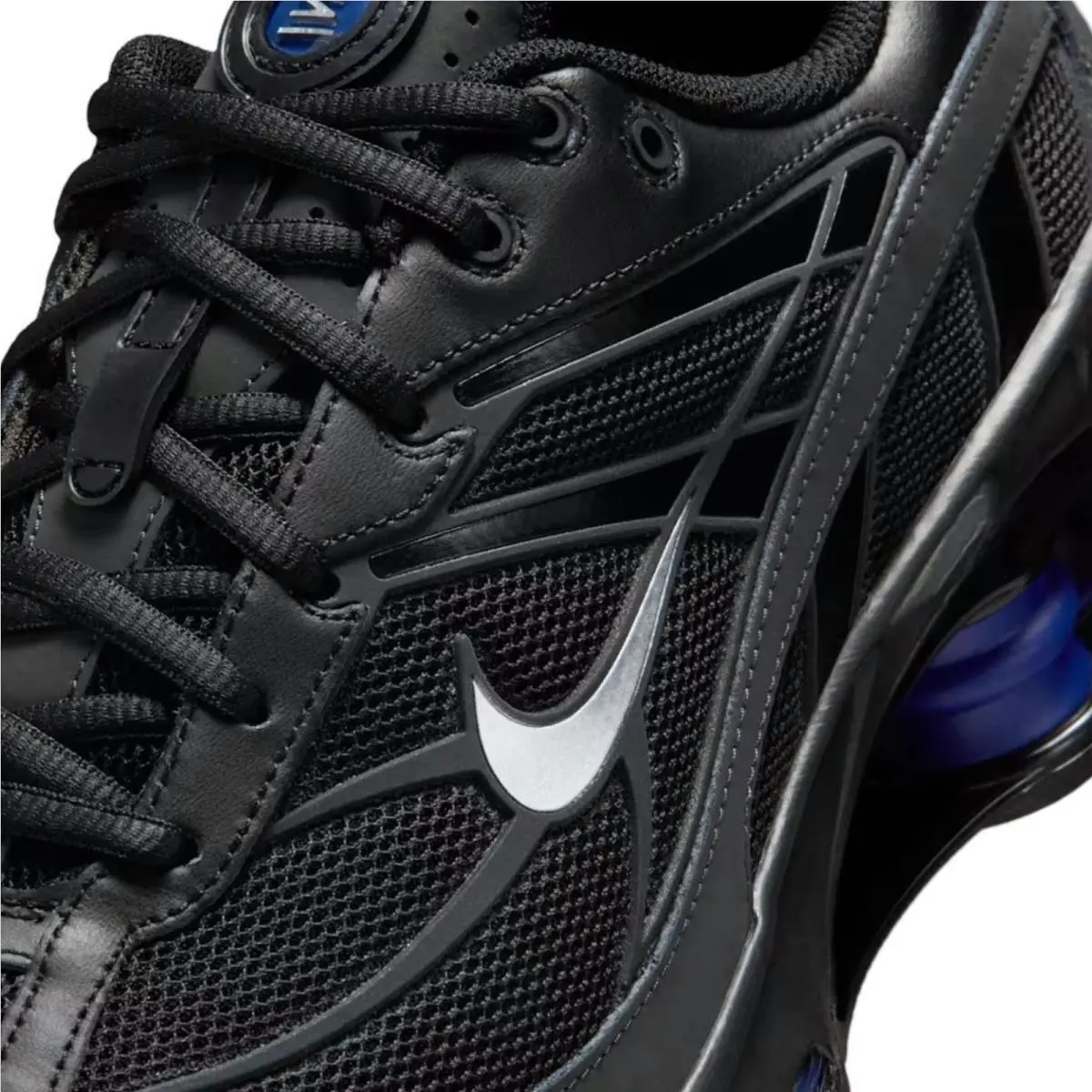 Nike shoes - Nike Shox - Shox - Black, Maufacturer: Black/Deep Royal Blue/Anthracite/Metallic Silver 6
