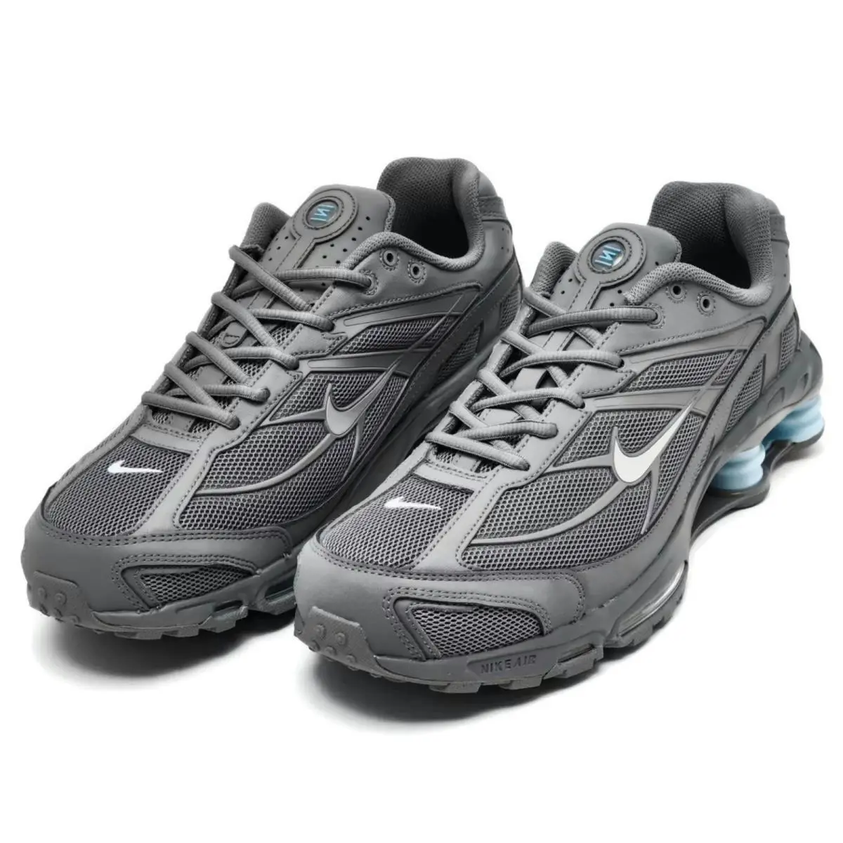 Nike shoes - Nike Shox - Shox - Gray, Maufacturer: Cool Grey/Celestine Blue/Metallic Silver 1