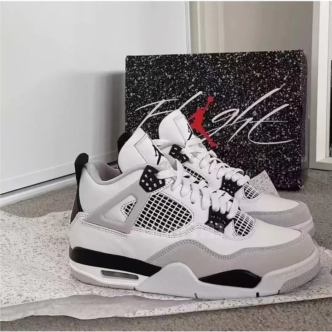 Nike shoes - Air Jordan 4 - Air - White 1