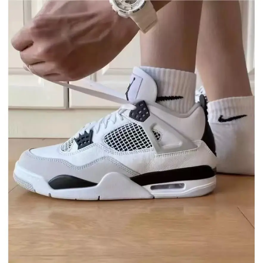 Nike shoes - Air Jordan 4 - Air - White 4