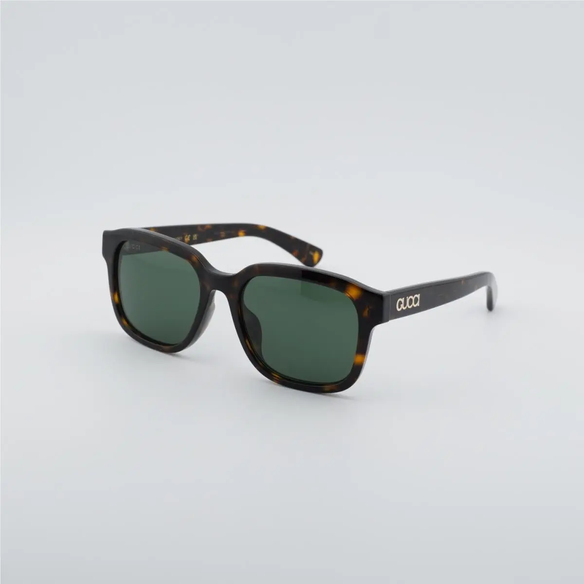 GG1798SA 002 Dark Havana/green 55-19-145 Sunglasses by Gucci