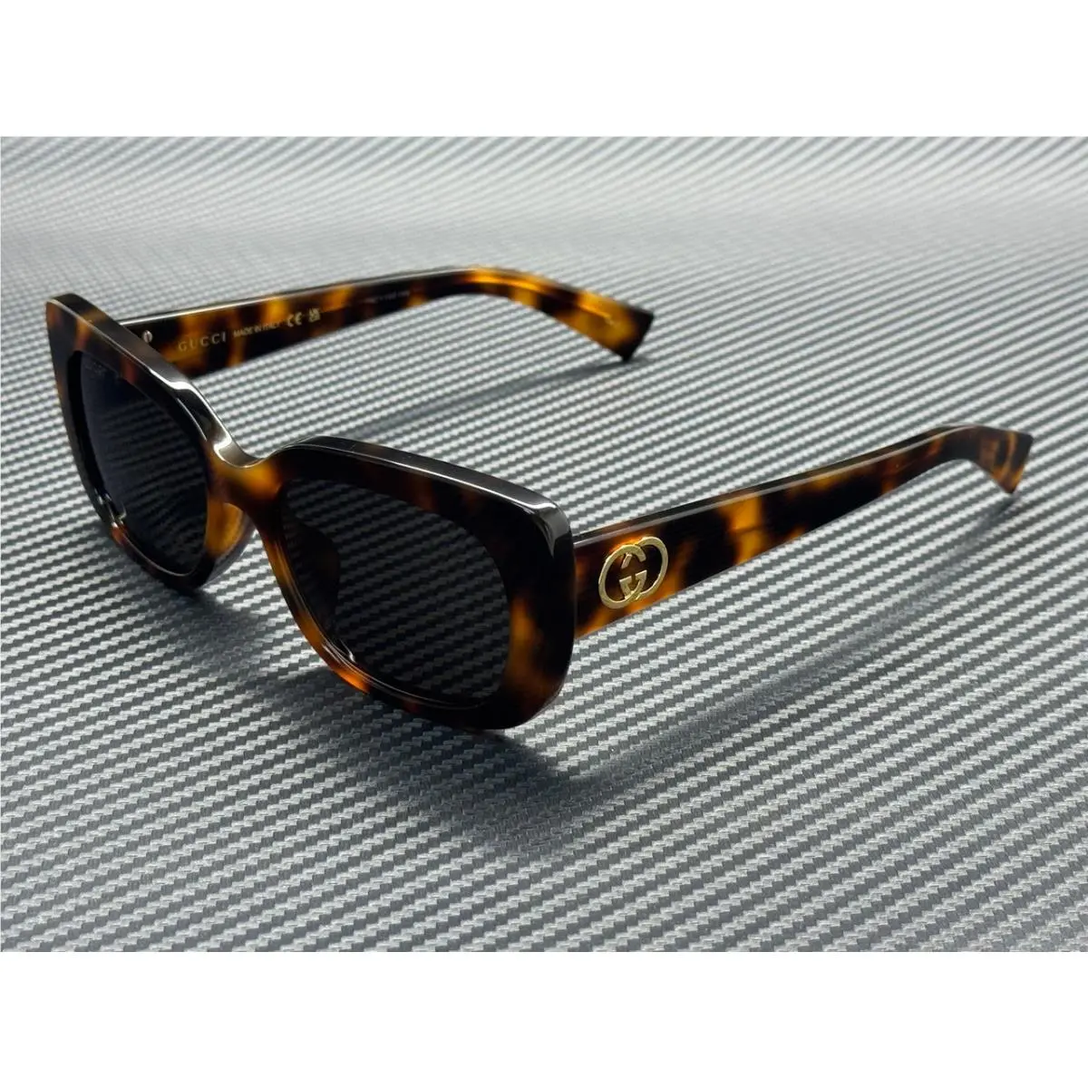 GG1979SK 002 Havana Grey Women`s 55 mm Medium Sunglasses by Gucci