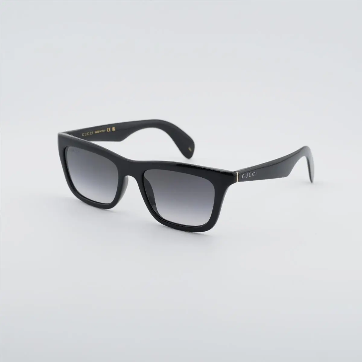 GG1933S 001 Shiny Black/smoke Gradient 53-18-145 Sunglasses by Gucci