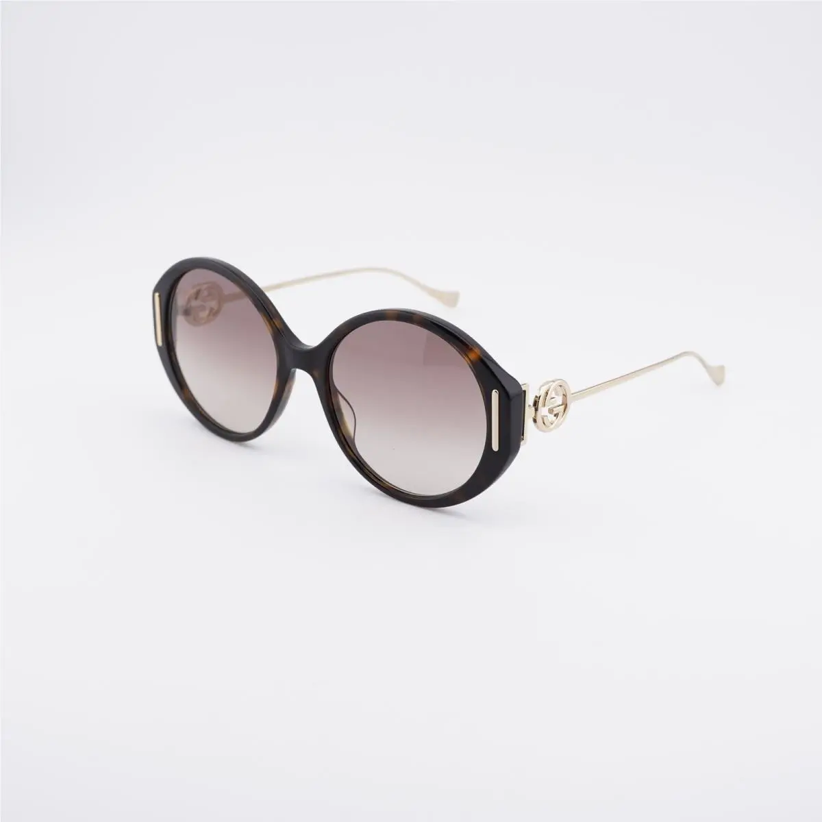 GG1202S 003 Havana/gold/brown Gradient 57-19-140 Sunglasses by Gucci