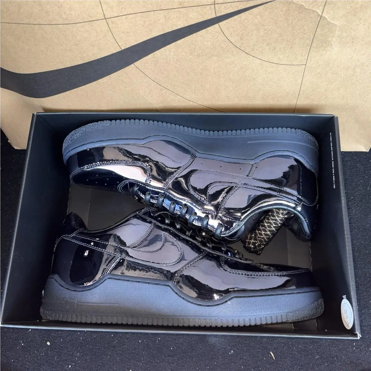 Nike shoes - Nike Air Force 1 - Air Force - IO6129-001 - Black 6