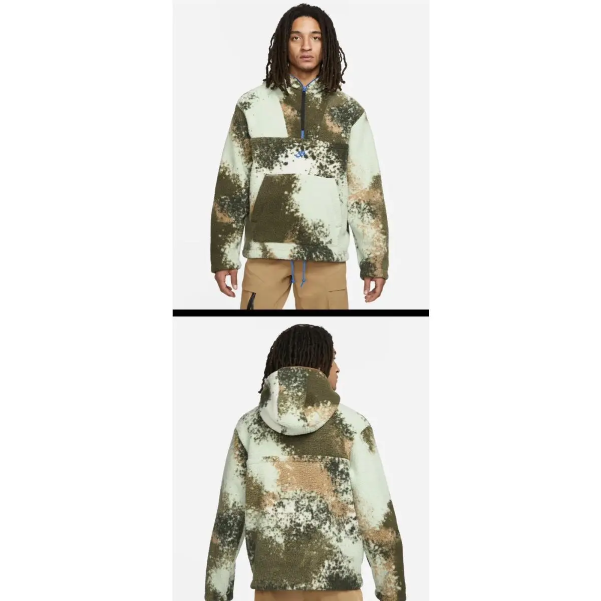 Nike Men’s Sportswear Sport Essentials+ Hoodie Fur DD5009-222 Size Medium