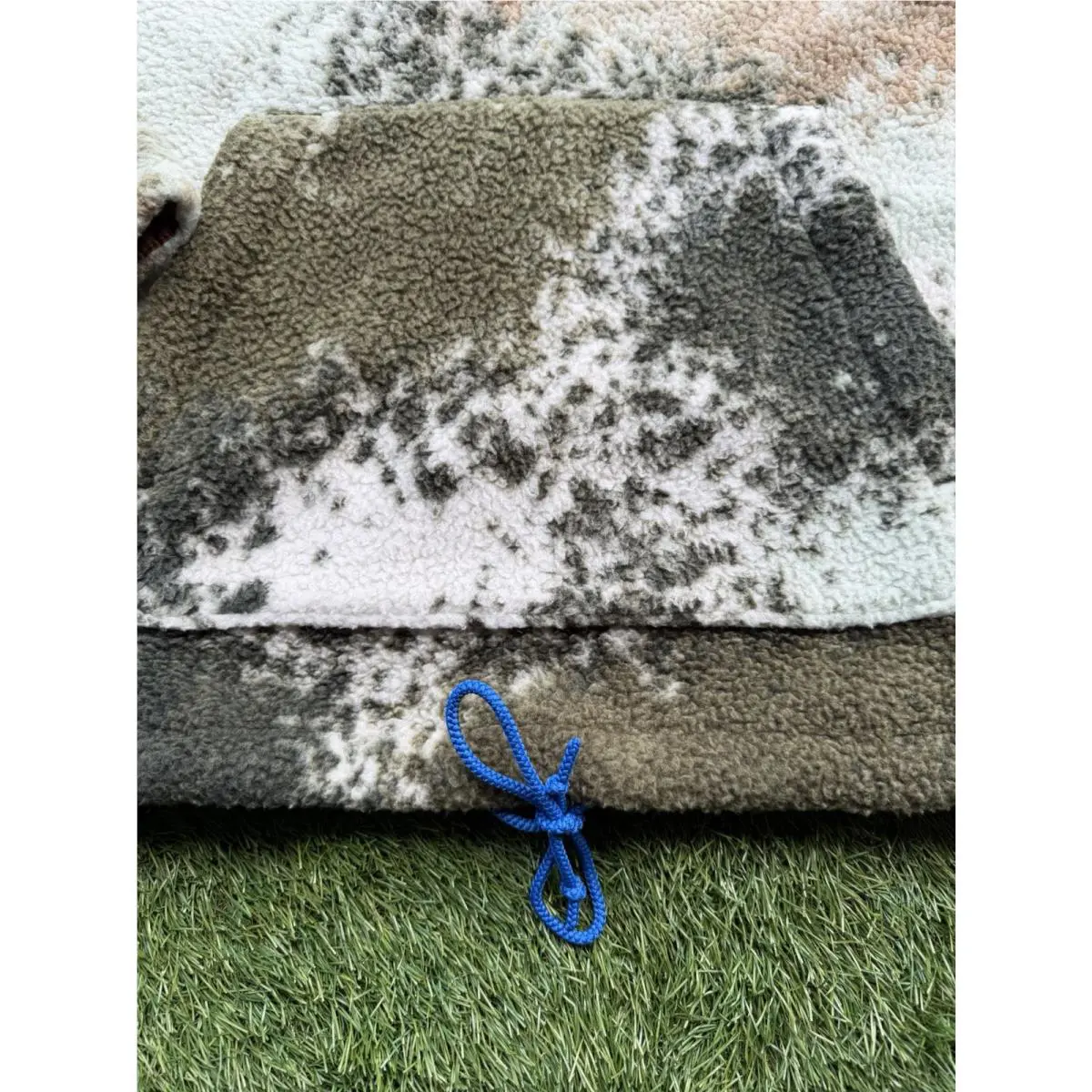 Nike clothing - Nike Sportswear Essentials+ 1/2 Zip Sherpa Hoodie - DD5009222 DD5009-222 - Camouflage 11