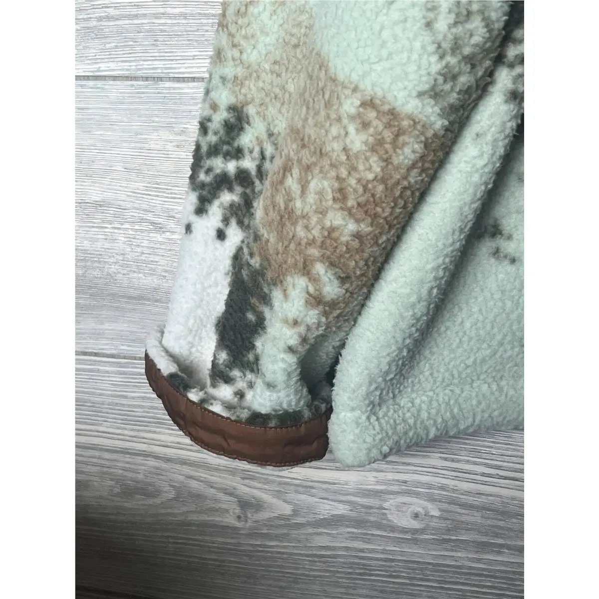 Nike clothing - Nike Sportswear Essentials+ 1/2 Zip Sherpa Hoodie - DD5009222 DD5009-222 - Camouflage 7