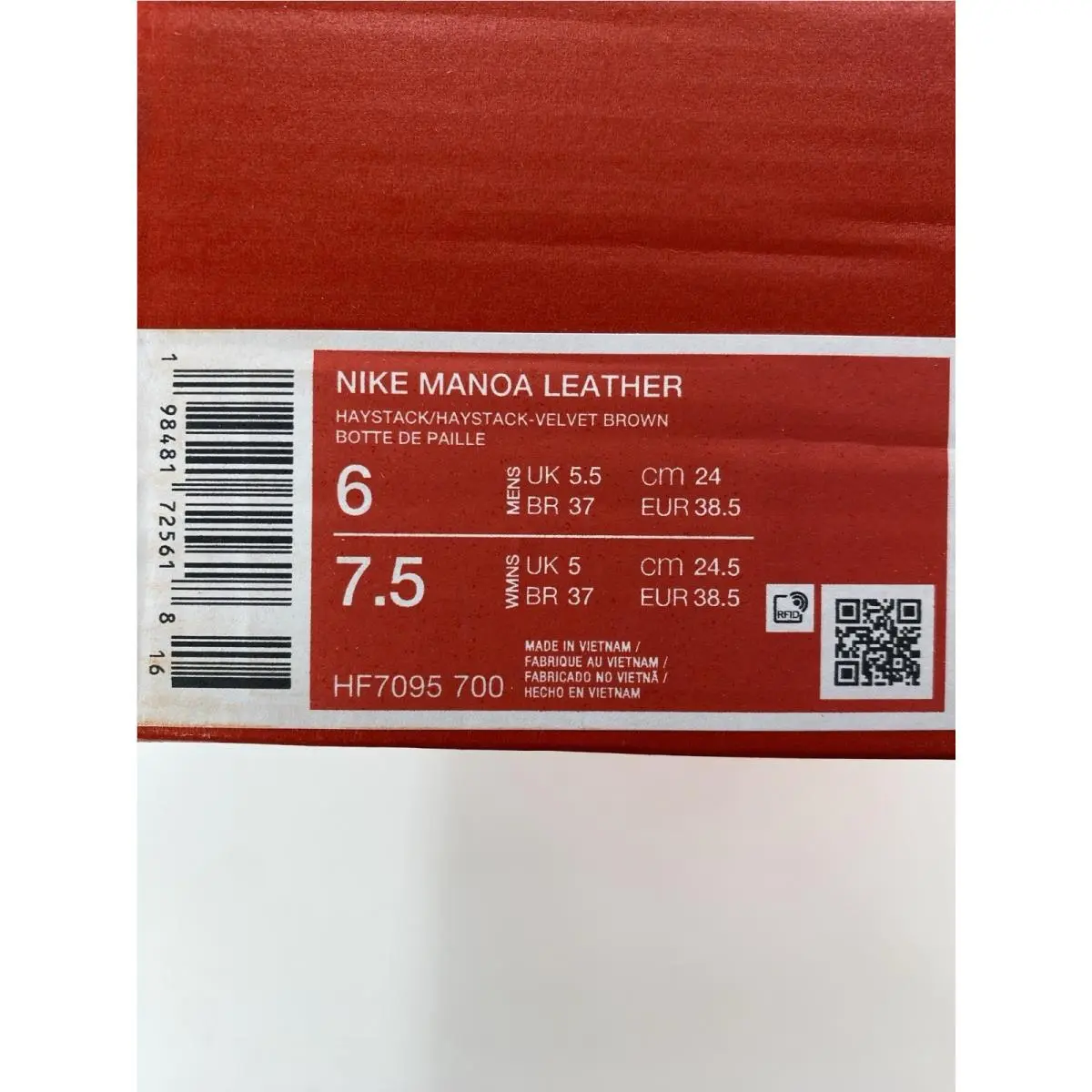 Nike shoes - Nike Manoa - Manoa - HF7095 700 - Haystack/Velvet Brown (UPC: 198481725618) 7