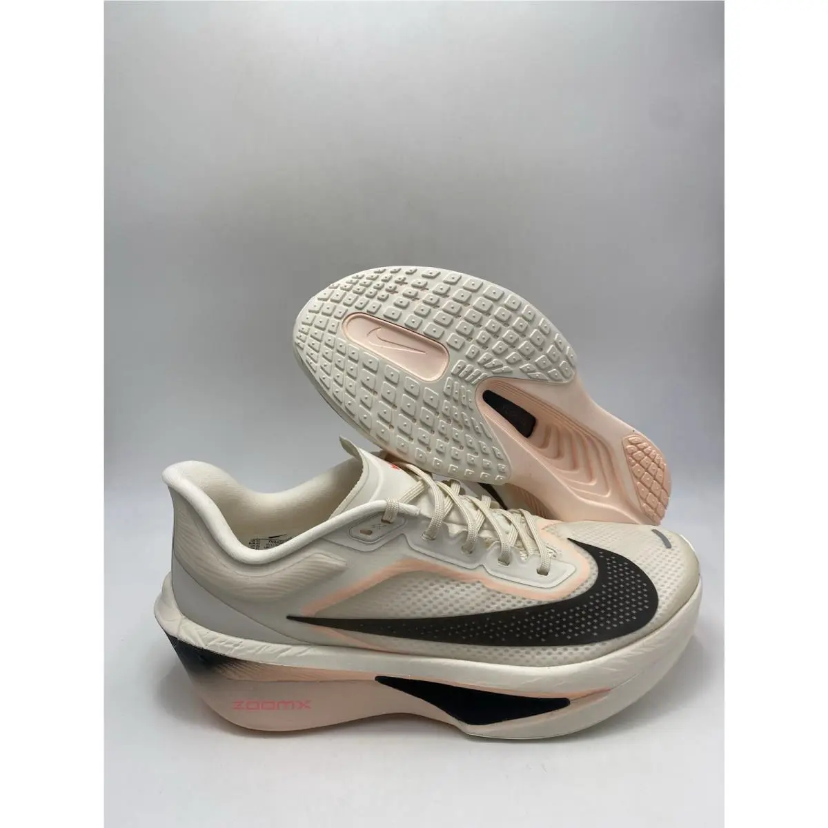 Zoom Fly 6 Pale Ivory Black Crimson Tint FN8454 102 Men`s Size 8 by Nike