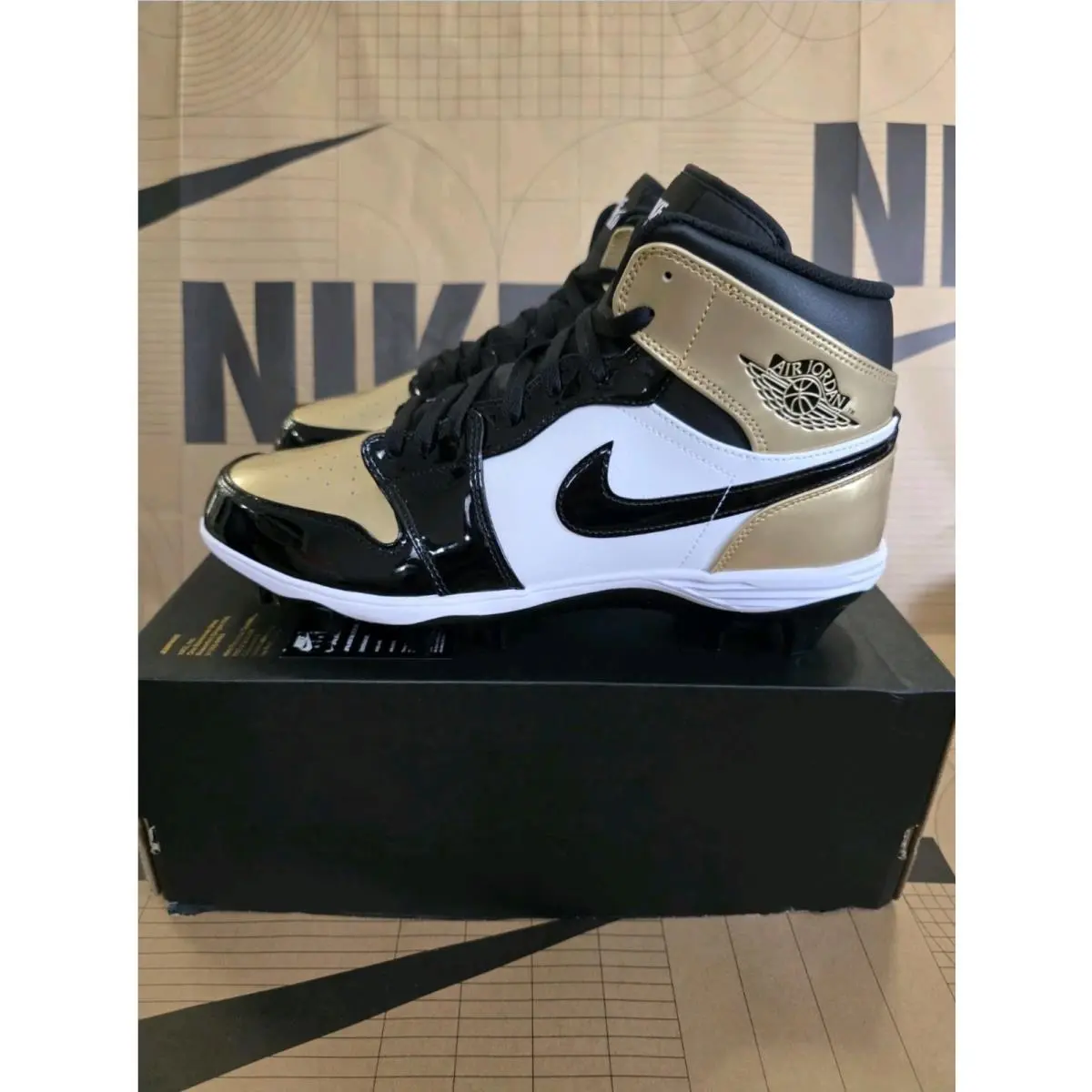 Nike shoes - Jordan 1 Mid TD - Mid - FJ6805-701 - Gold 0