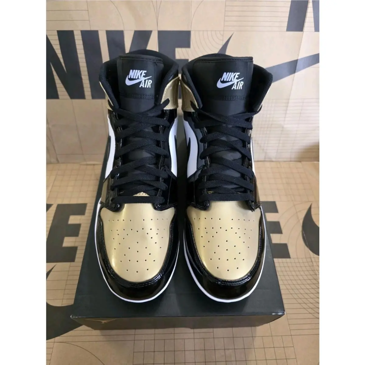 Nike shoes - Jordan 1 Mid TD - Mid - FJ6805-701 - Gold 1