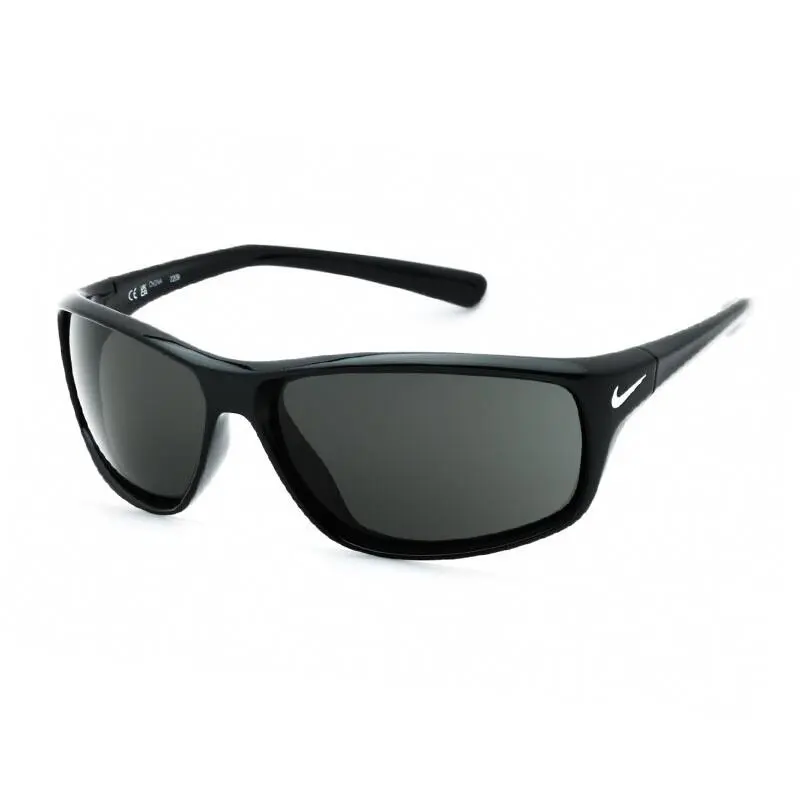 Nike Adrenaline FQ4602 001 Black/grey 64-14-138 Sunglasses - Frame: Black, Lens: Grey, code: 001