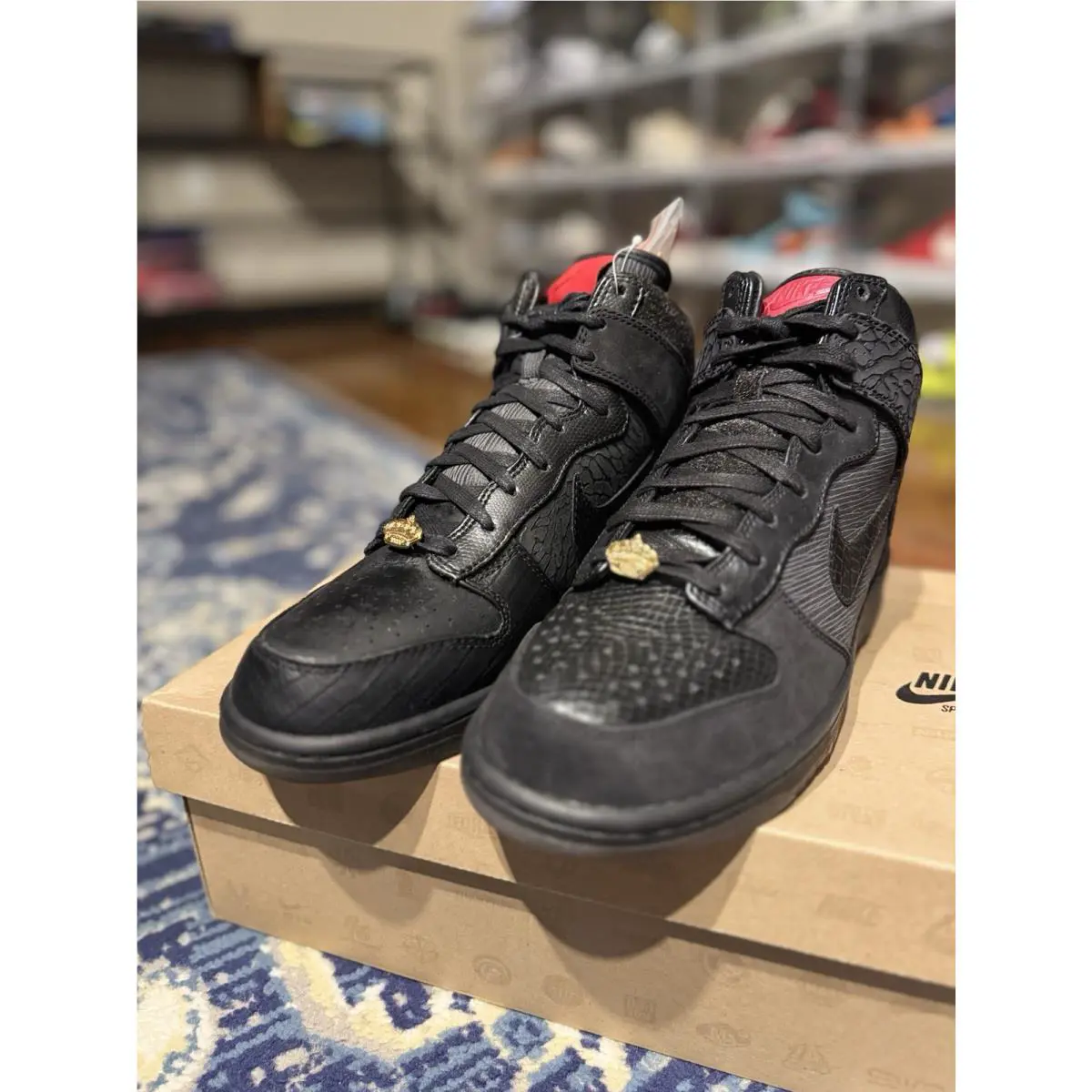 Nike shoes - Nike Dunk Hi - Dunk - 503766-001 - Black 0
