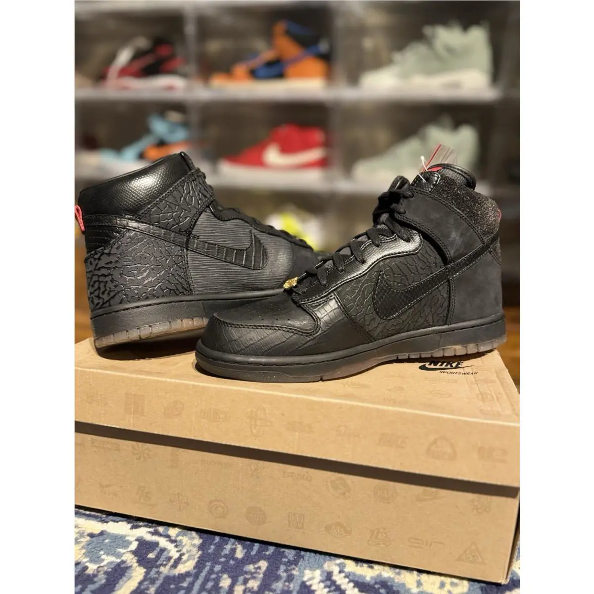 Nike shoes - Nike Dunk Hi - Dunk - 503766-001 - Black 1